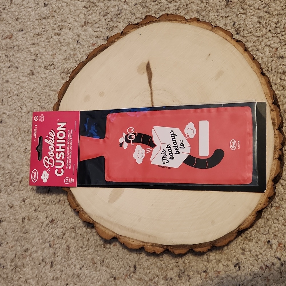 Fred Bookie Cushion Bookmark NEW 2022